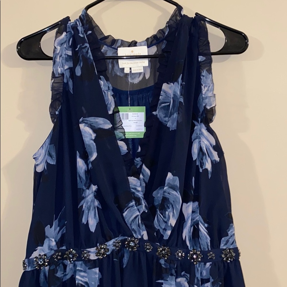 ♠️OFFERS♠️ Kate spade night rose chiffon dress